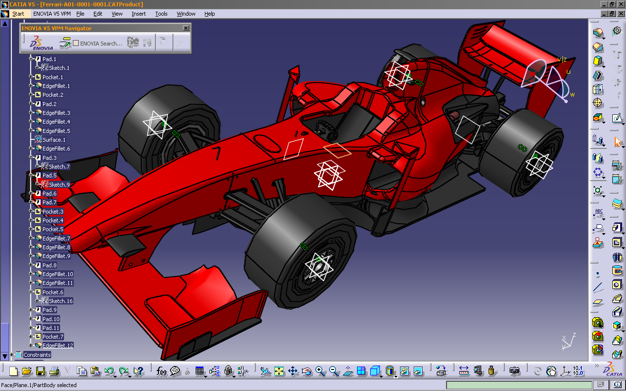 car parking race design